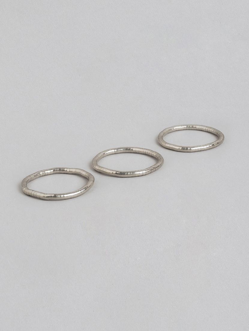 silver metal bangle bracelet - 21173234 -  Zoom Image - 0
