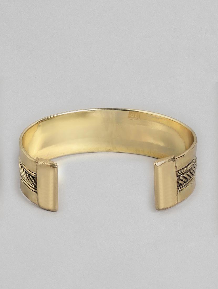 gold metal bangle bracelet - 21173236 -  Standard Image - 1