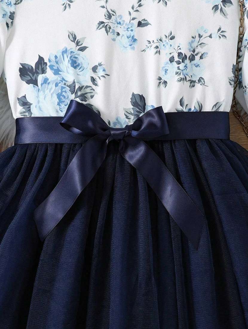 blue net frock - 21173268 - Standard Image - 4