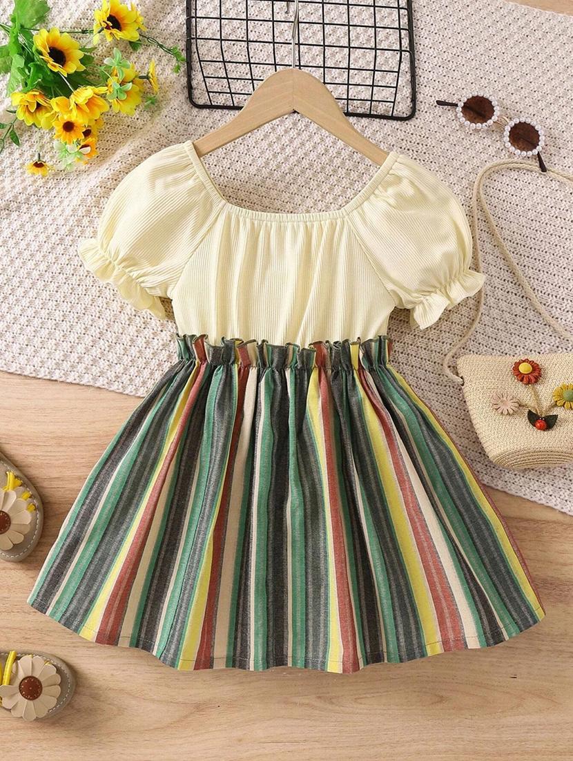 multi polyester frock - 21173291 - Standard Image - 1
