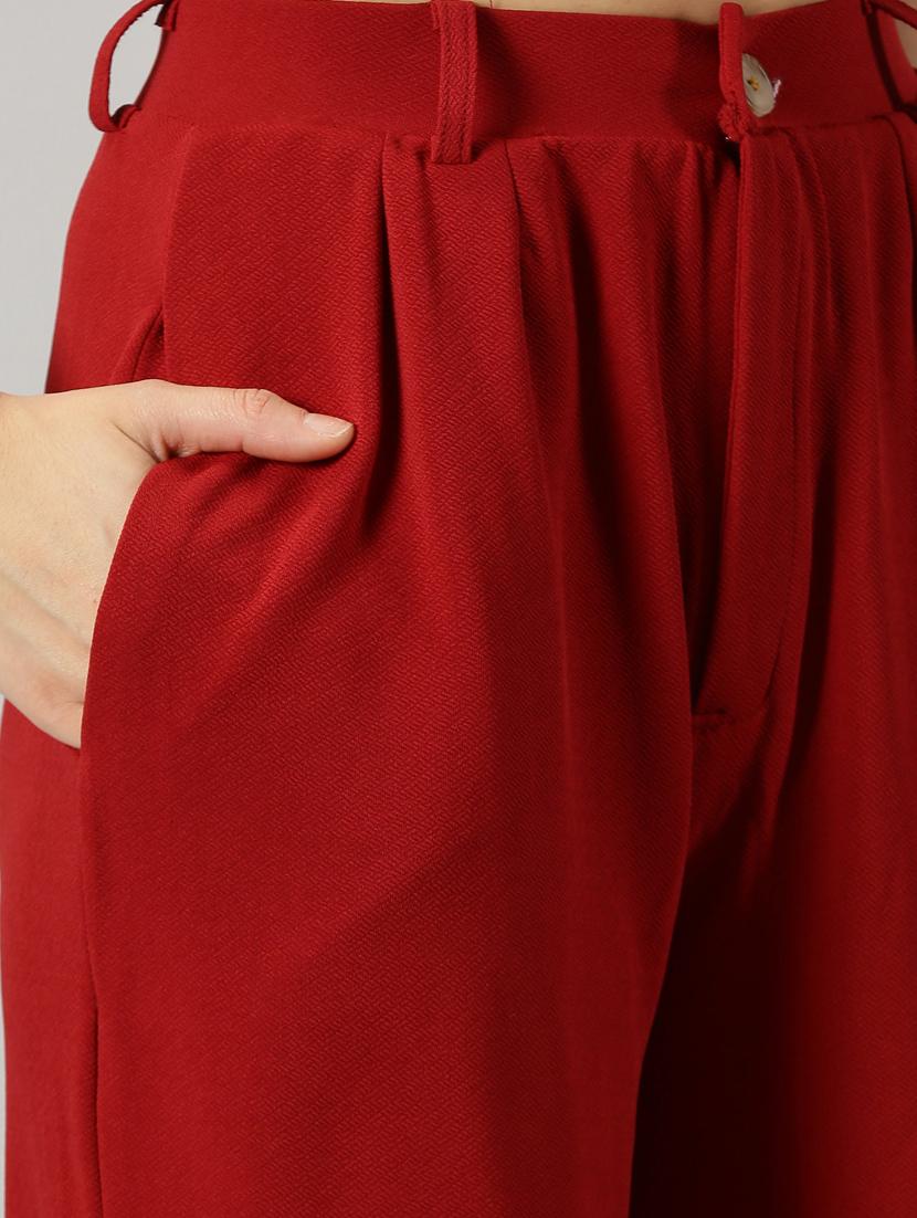 mraoon polyester wide leg trouser - 21173886 - Standard Image - 4