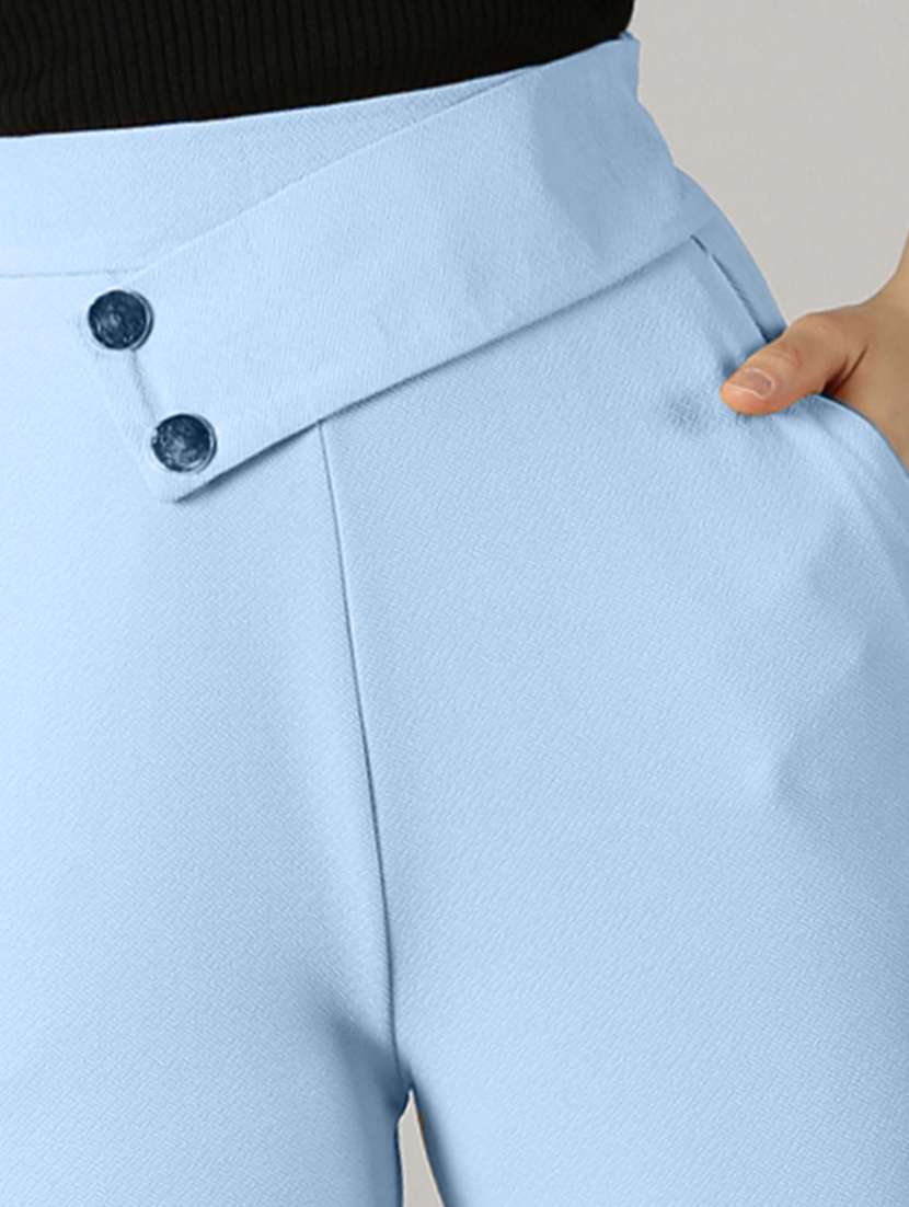 purist blue polyester tailored trouser - 21173895 -  Standard Image - 4