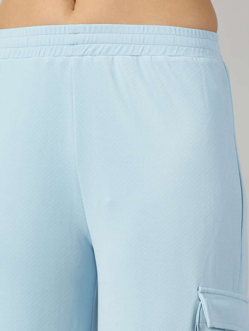 women solids cargos trousers - 21173919 - Standard Image - 4