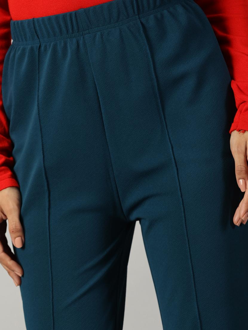 women solids bootcut trousers - 21173931 - Standard Image - 4
