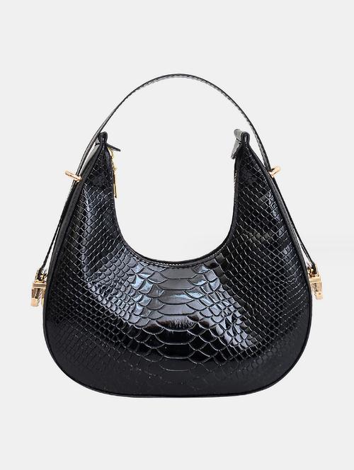 women textured leather handbag - 21174697 - Standard Image - 0