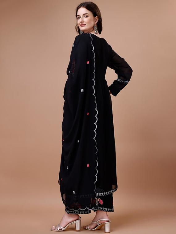 women embroidered suit set with dupatta - 21174819 -  Standard Image - 1