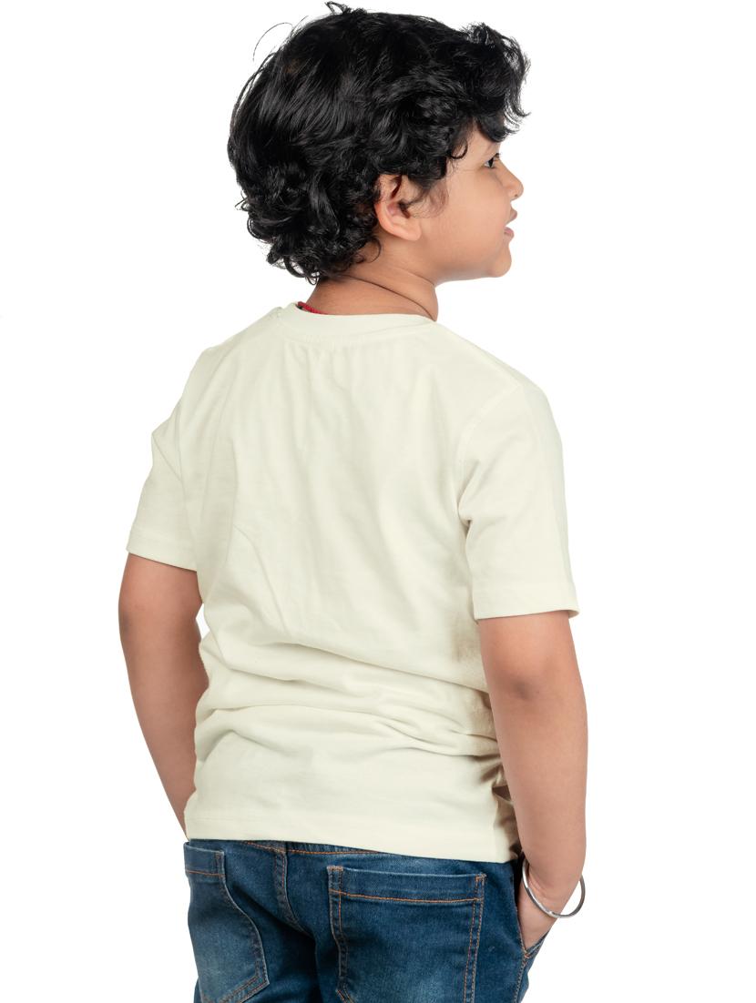 boy's round neck printed t-shirt - 21175880 -  Standard Image - 1