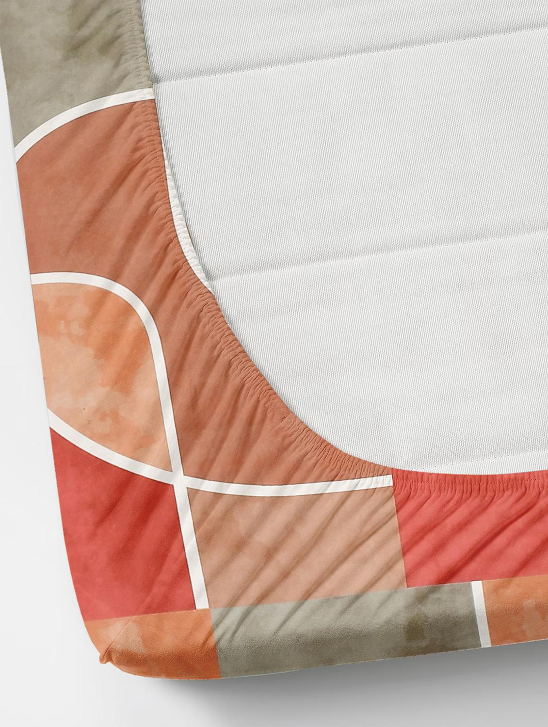 elastic fitted king size bedsheet with two pillow cover - 21175896 - Standard Image - 1