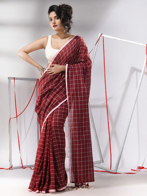 women self design handloom saree with blouse - 21176134 -  Standard Image - 0