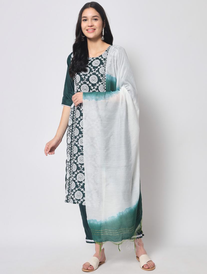 women three quarter sleeve suit set - 21176264 - Standard Image - 1