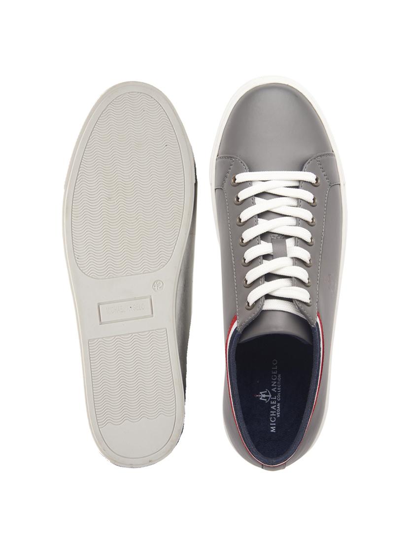 men grey lace up sneakers - 21176450 - Standard Image - 6