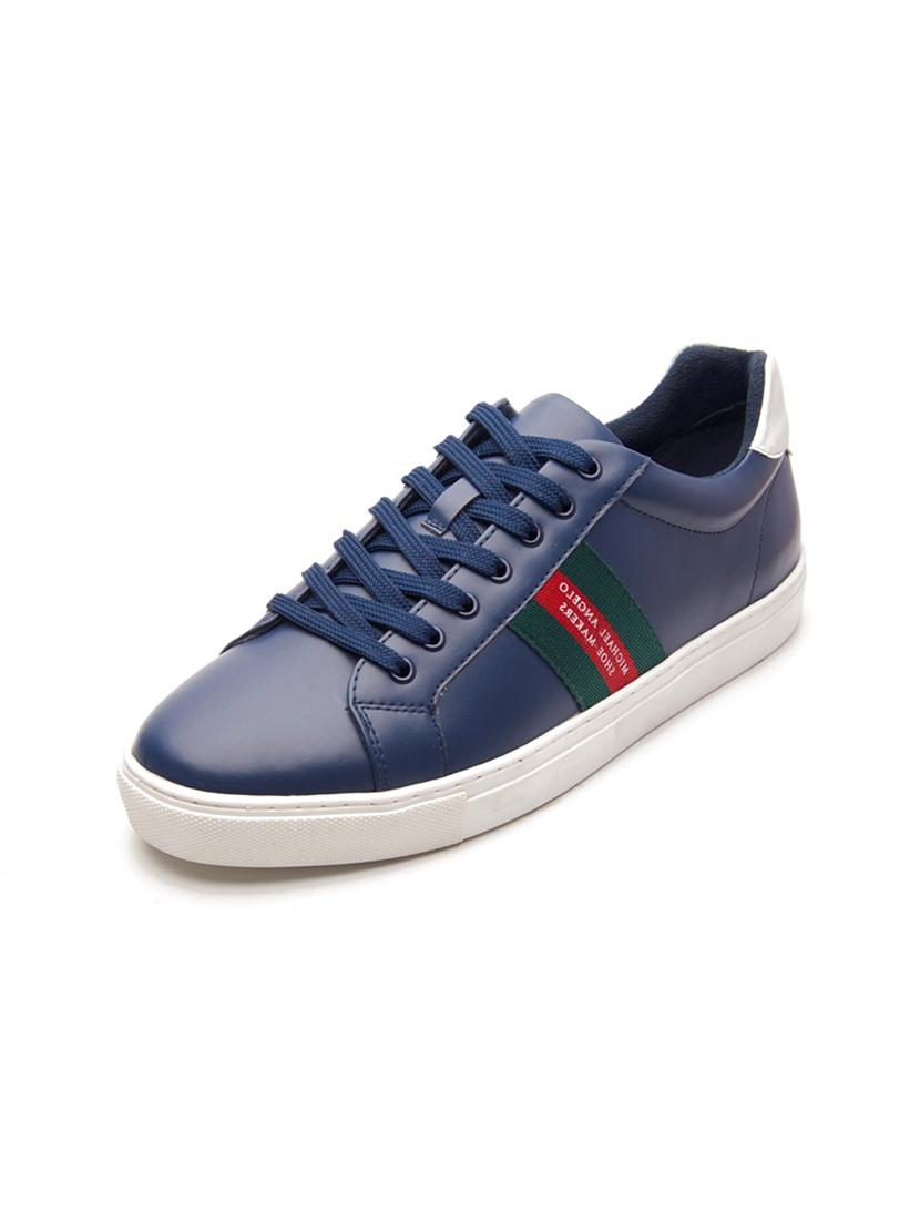 blue lace up sneakers - 21176452 - Standard Image - 1