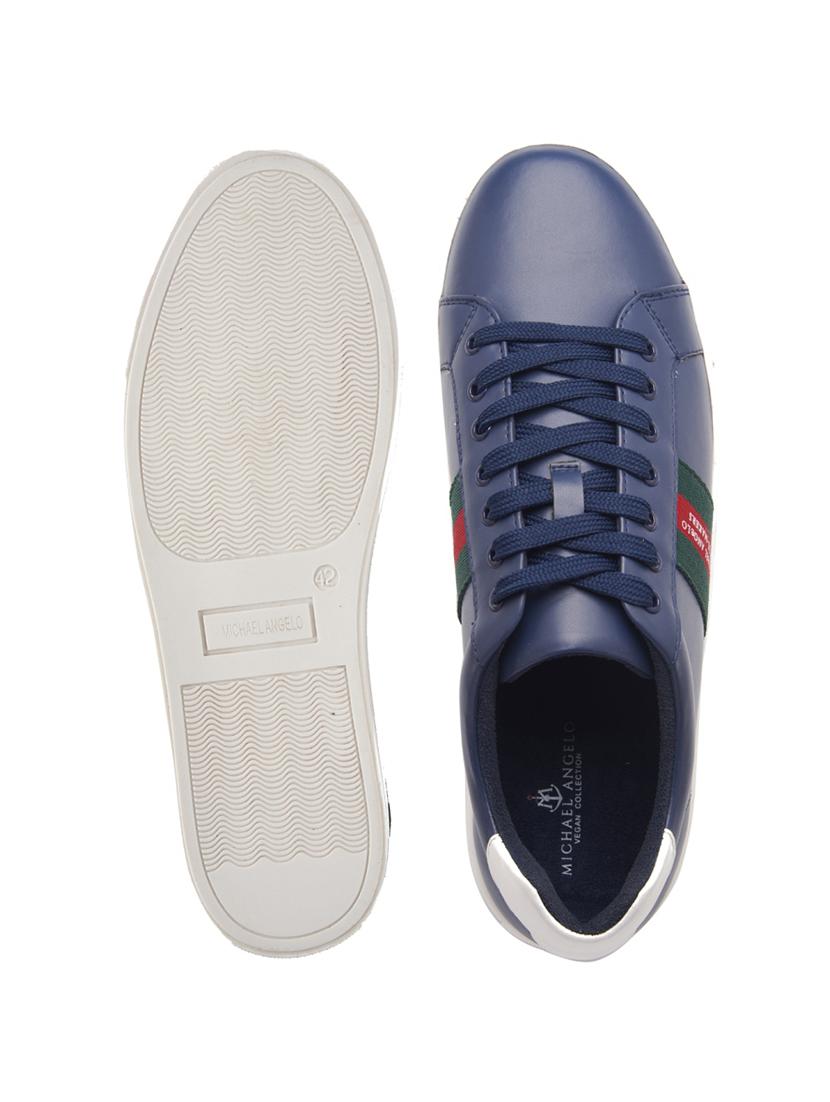 blue lace up sneakers - 21176452 - Standard Image - 6