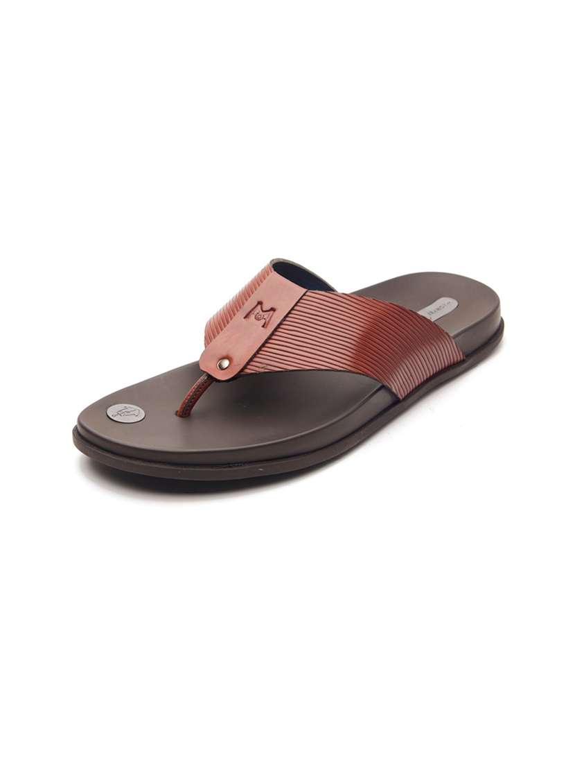 tan brown slip on slippers - 21176460 - Standard Image - 1