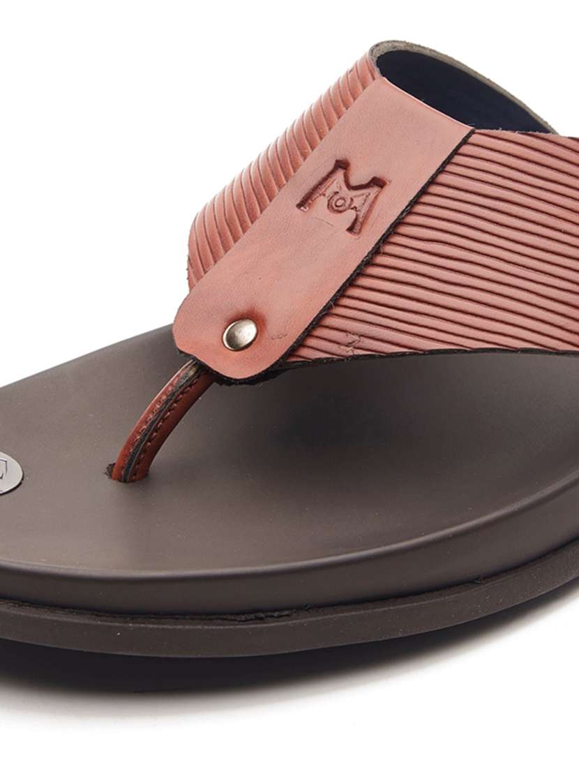 tan brown slip on slippers - 21176460 - Standard Image - 6
