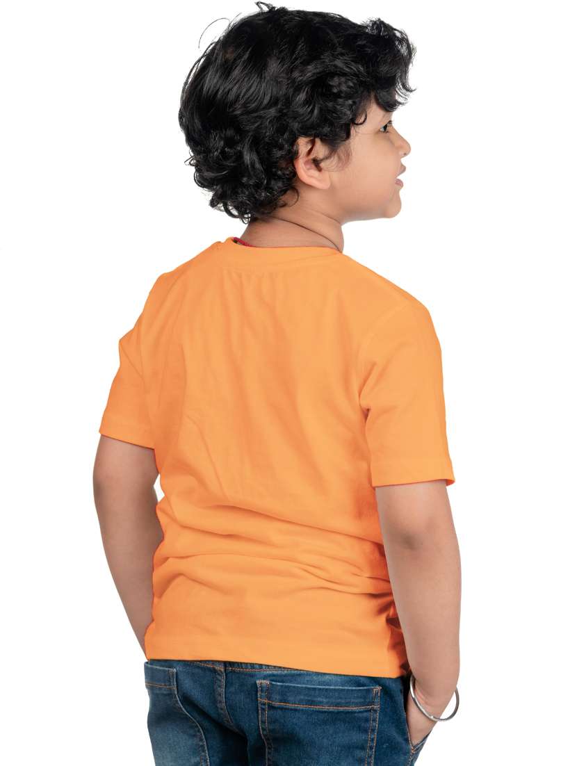 orange cotton t-shirt - 21176666 -  Standard Image - 1
