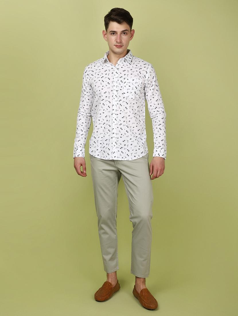 men collared long sleeves casual shirt - 21177041 - Standard Image - 4