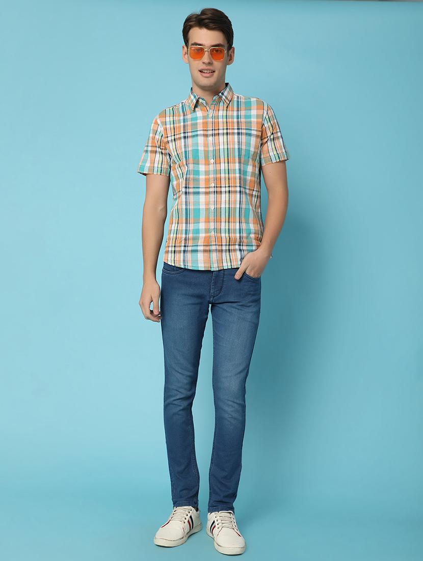 men checkered casual shirt - 21177098 - Standard Image - 4