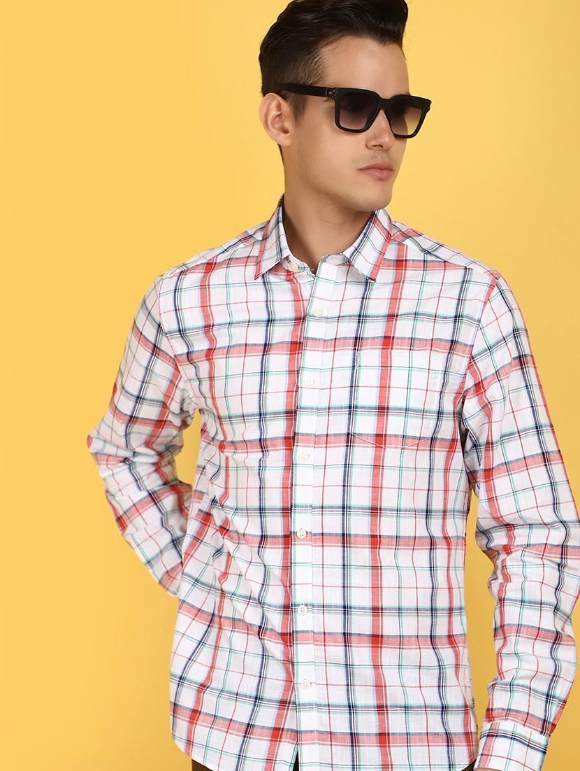 men collared long sleeves casual shirt - 21177104 - Standard Image - 1
