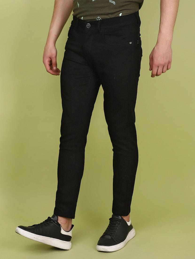 men mid rise plain denim jeans - 21177115 -  Standard Image - 1