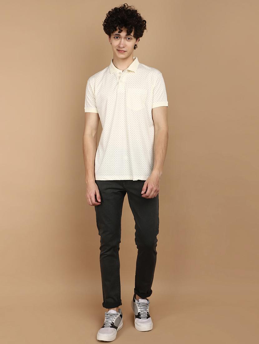 men mid rise plain denim jeans - 21177130 - Standard Image - 4