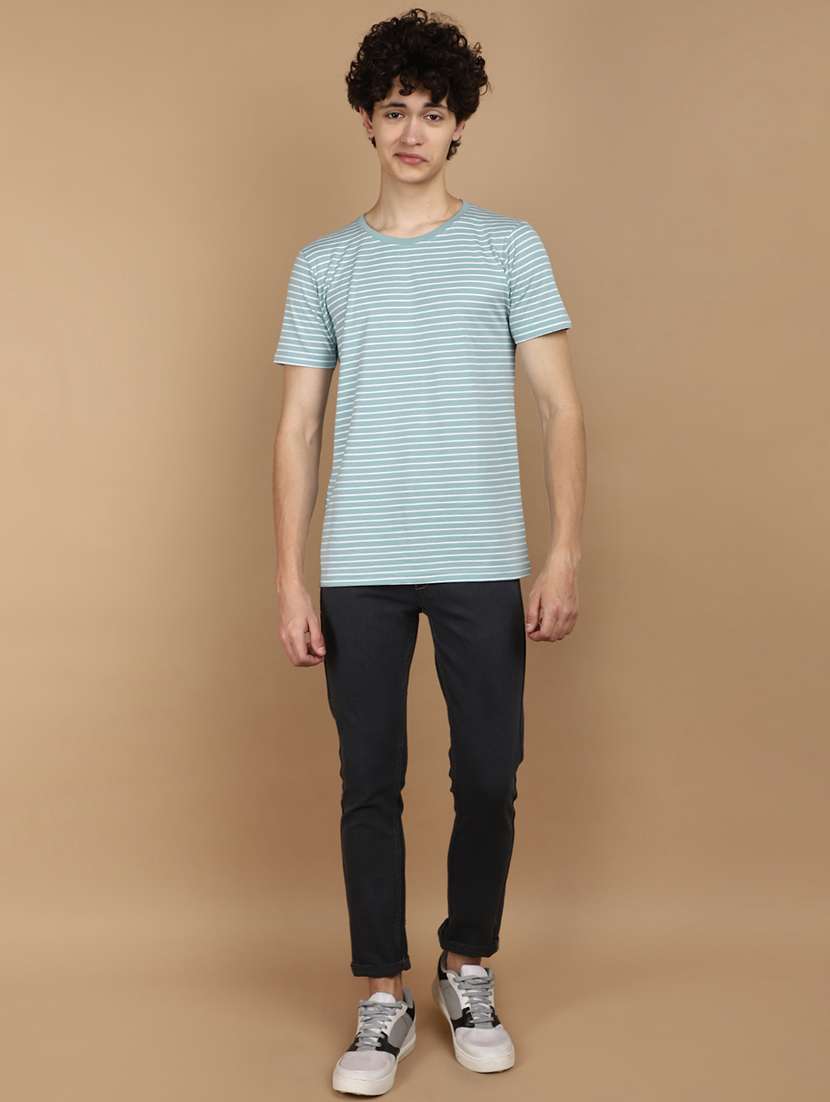 men mid rise plain denim jeans - 21177133 -  Standard Image - 4