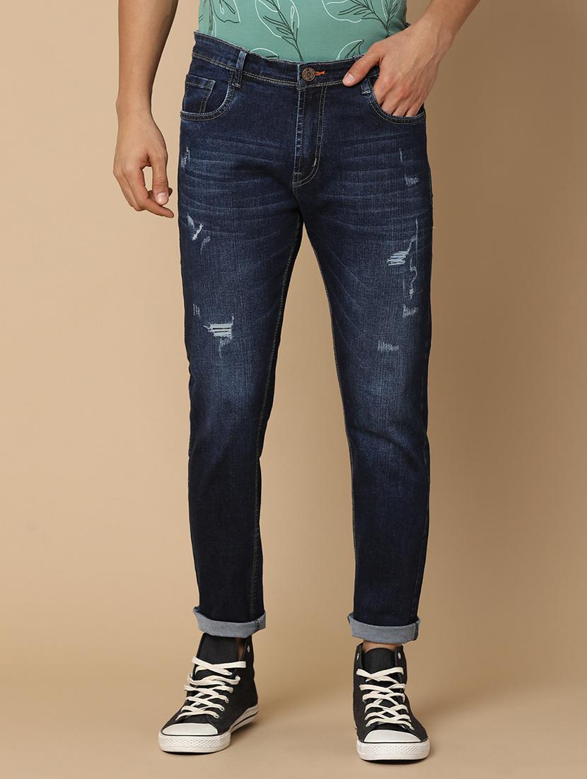 men mid rise denim jeans