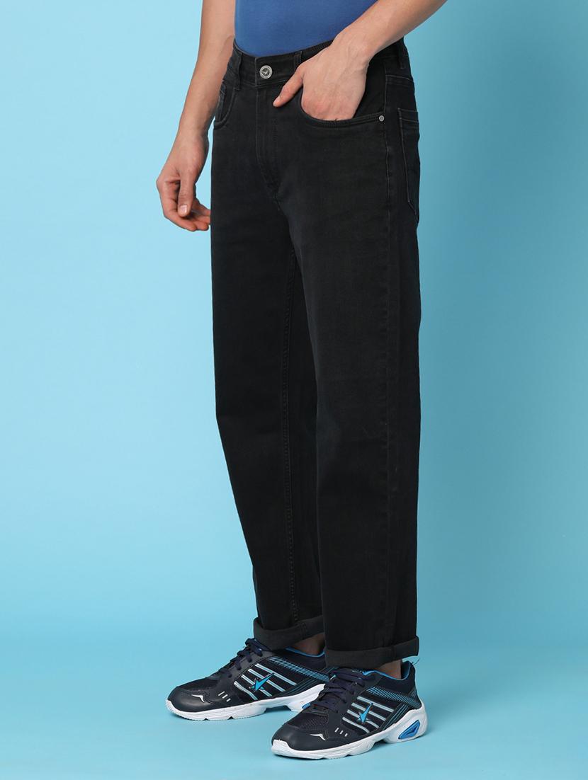 men mid rise plain denim jeans - 21177136 - Standard Image - 1