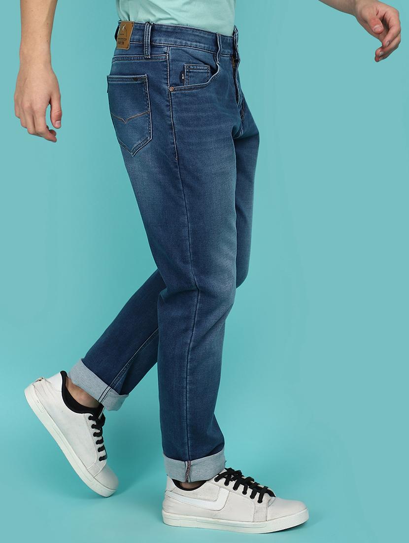 men mid rise plain denim jeans - 21177143 -  Standard Image - 1
