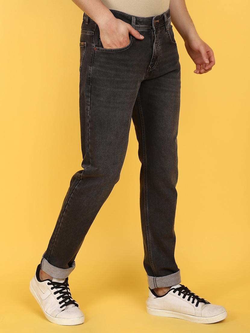 men mid rise plain denim jeans - 21177163 -  Standard Image - 1