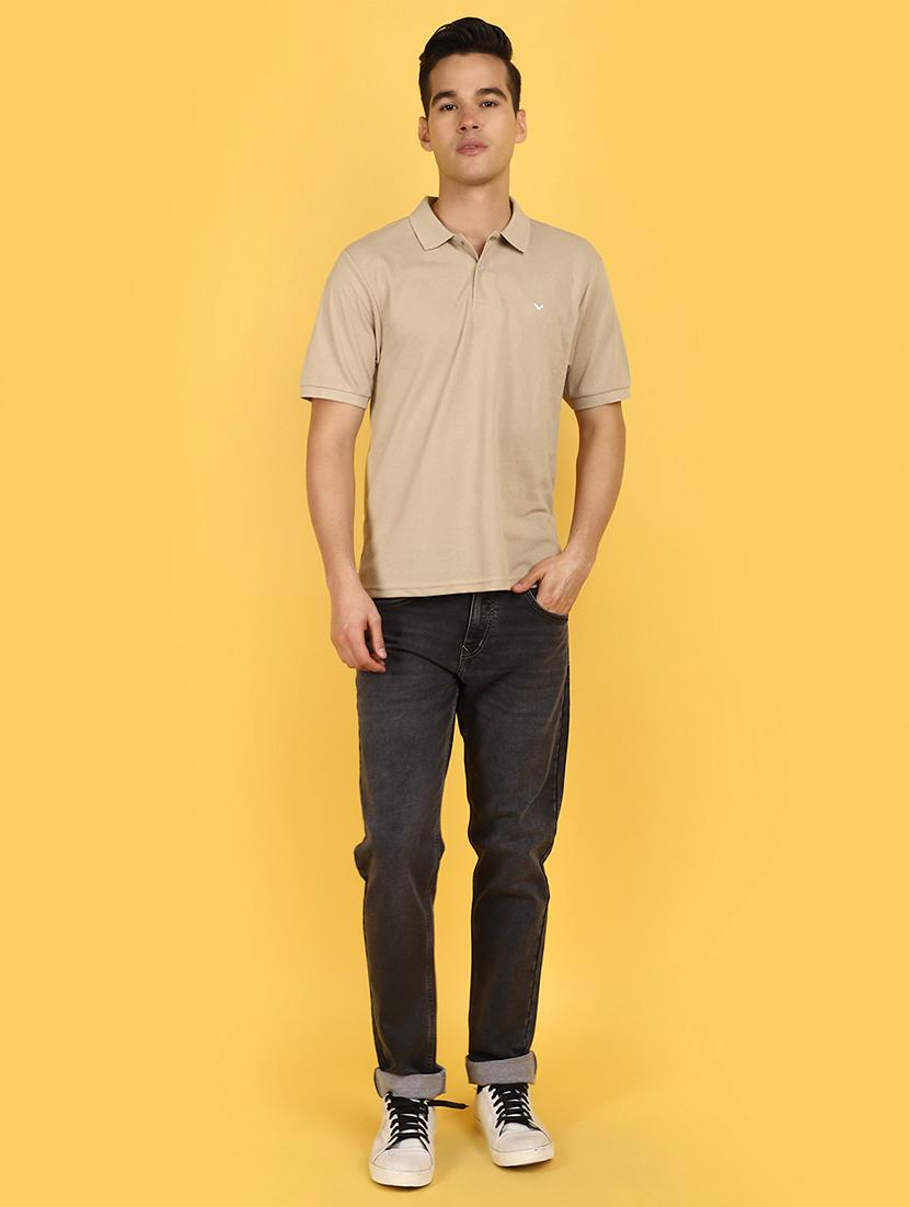men mid rise plain denim jeans - 21177163 - Standard Image - 4