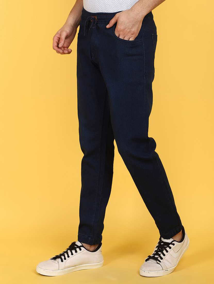 men mid rise plain jogger - 21177170 -  Standard Image - 1