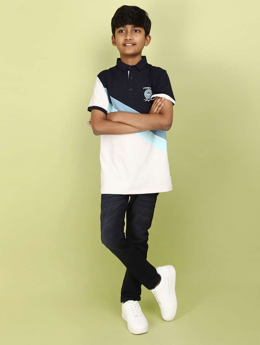 kids boy short sleeve polo t-shirt - 21177206 -  Standard Image - 4