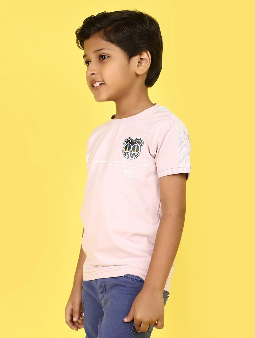 kids boy printed round neck t-shirt - 21177213 - Standard Image - 1