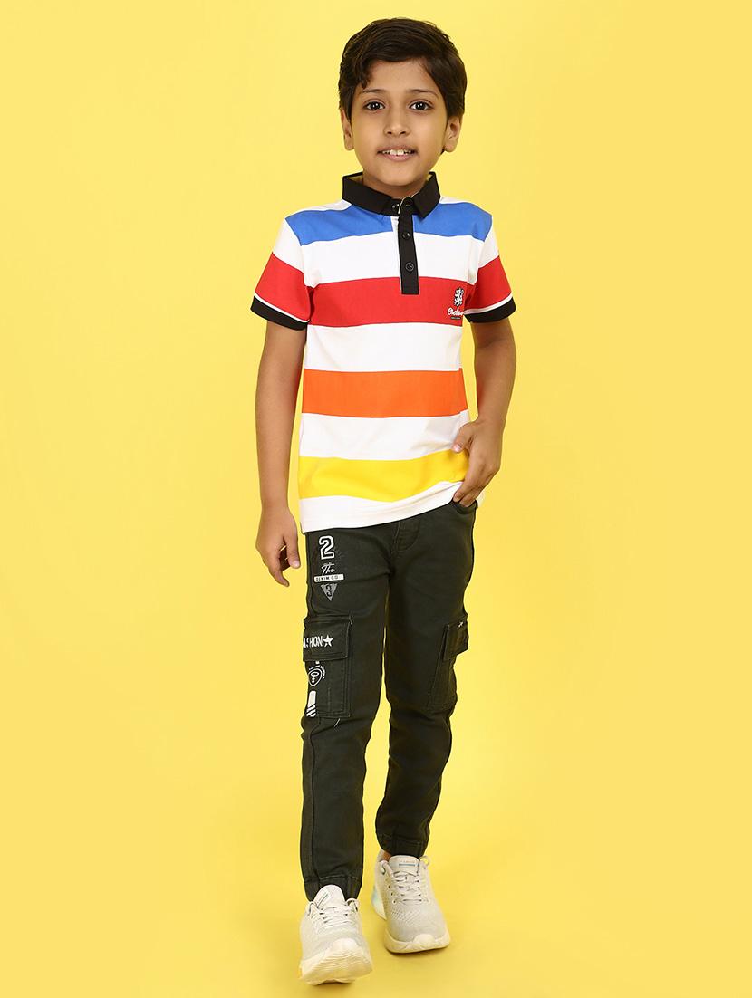 kids boy short sleeve polo t-shirt - 21177215 - Standard Image - 4