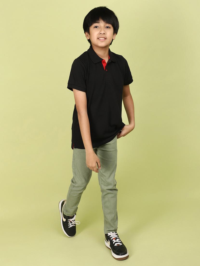 kids boy short sleeve polo t-shirt - 21177229 - Standard Image - 4