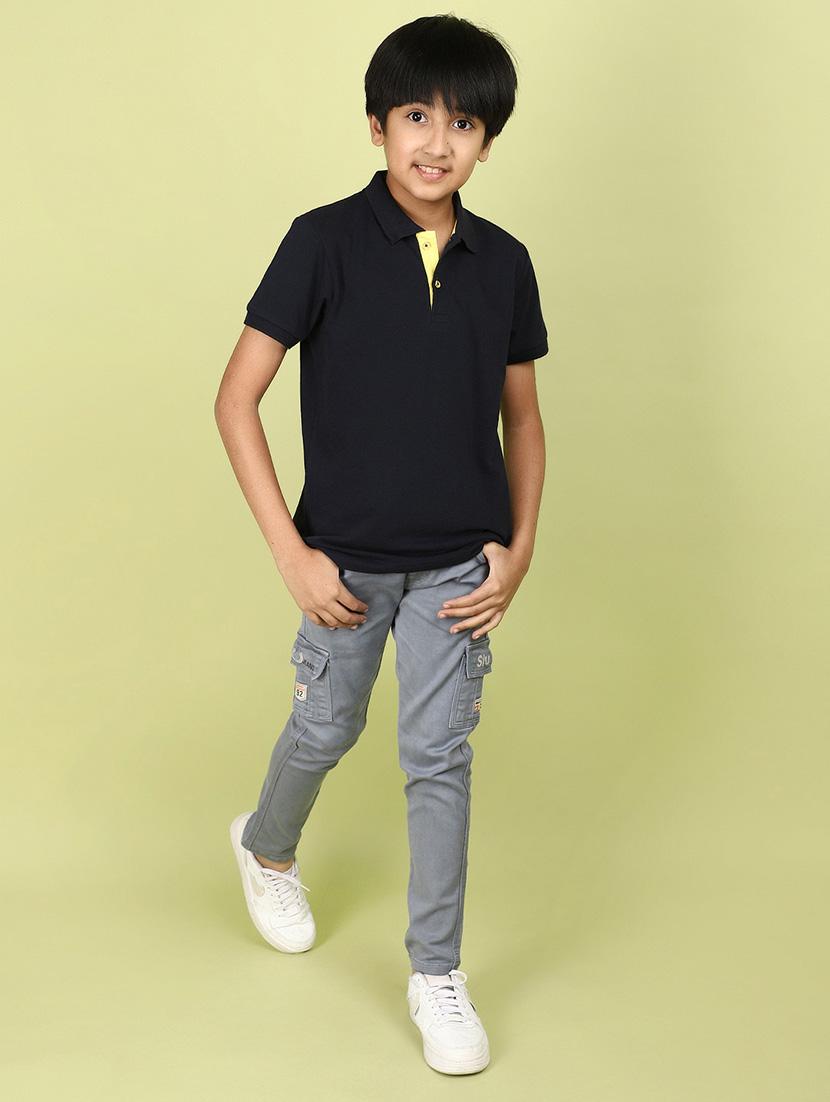 kids boy short sleeve polo t-shirt - 21177230 - Standard Image - 4