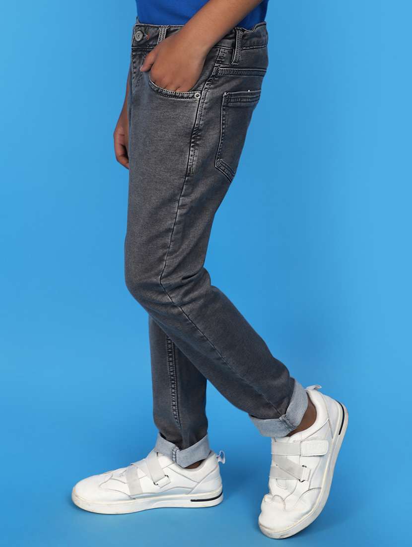 boy solid mid rise ankle length jean - 21177359 -  Standard Image - 1