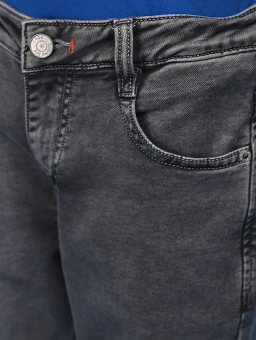 boy solid mid rise ankle length jean - 21177359 -  Standard Image - 4