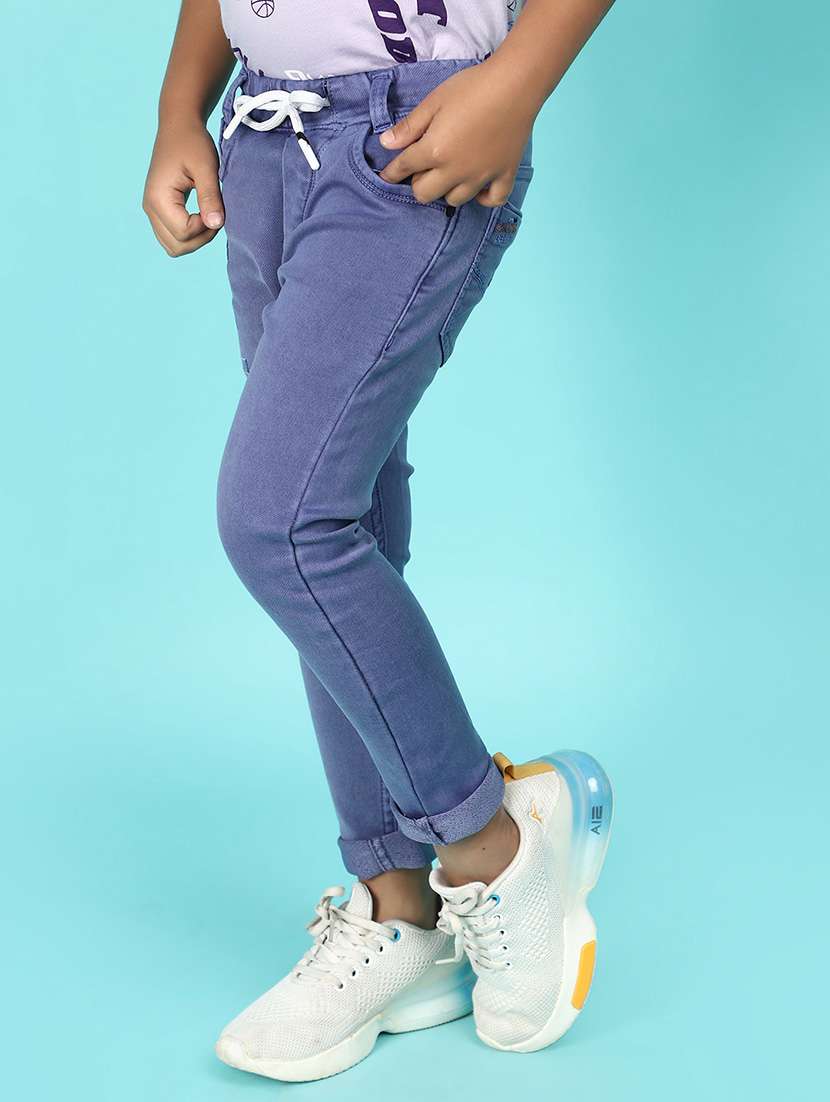 boys blue denim plain jeans - 21177362 -  Standard Image - 1