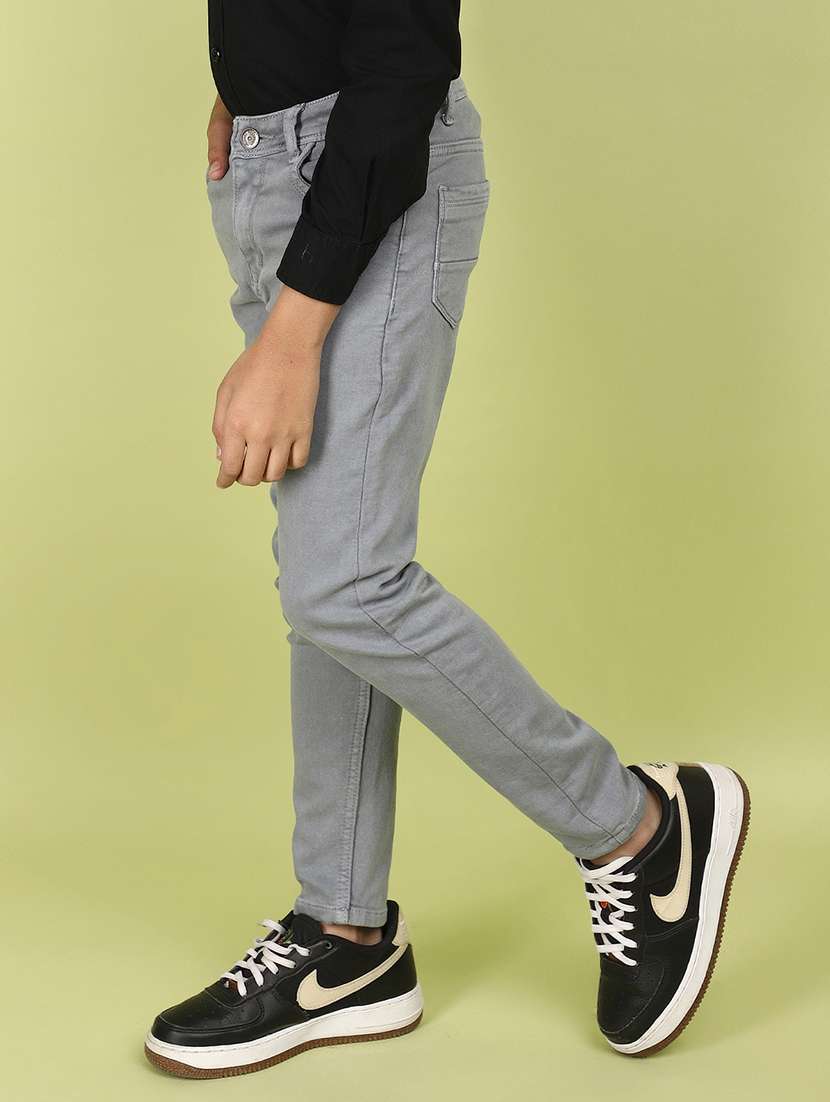 boy solid mid rise ankle length jean - 21177366 -  Standard Image - 1