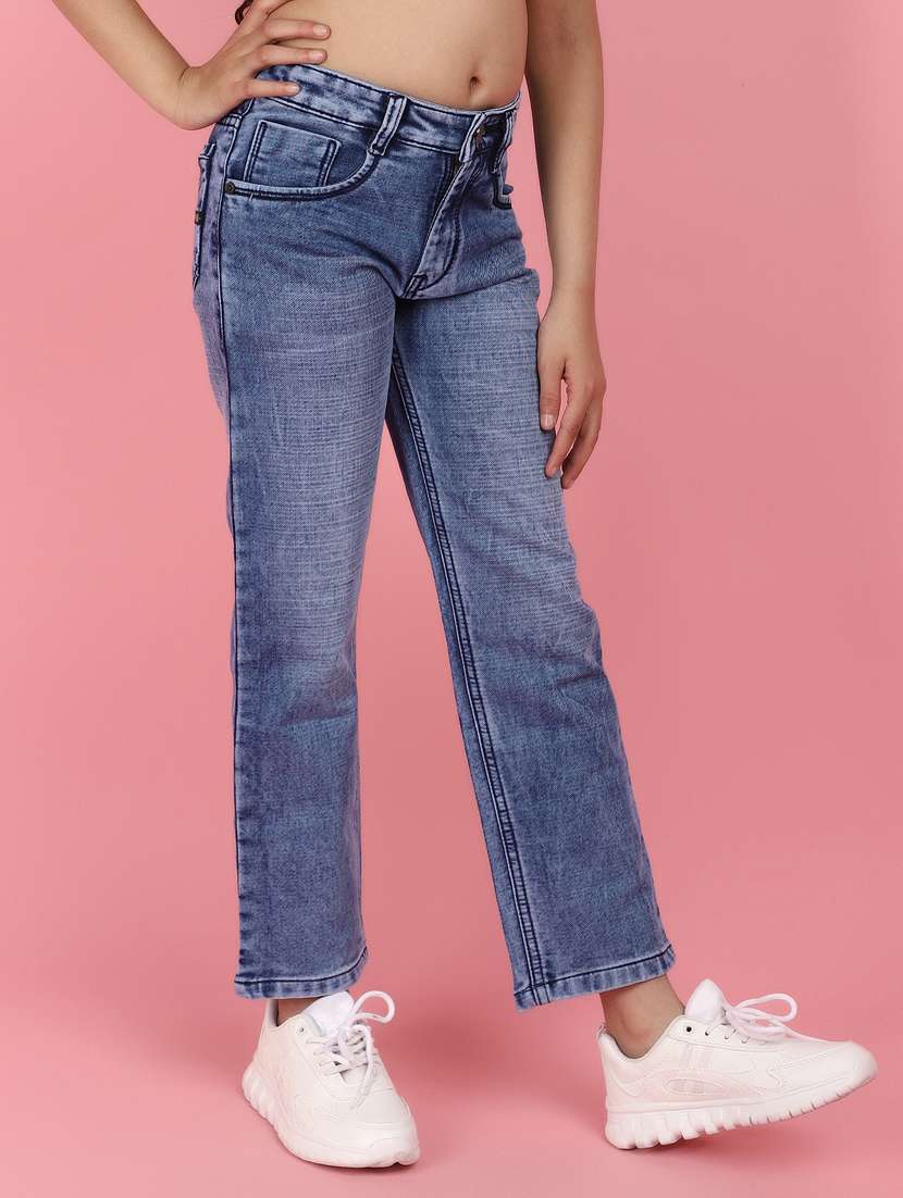 blue denim plain jean - 21177381 -  Standard Image - 4