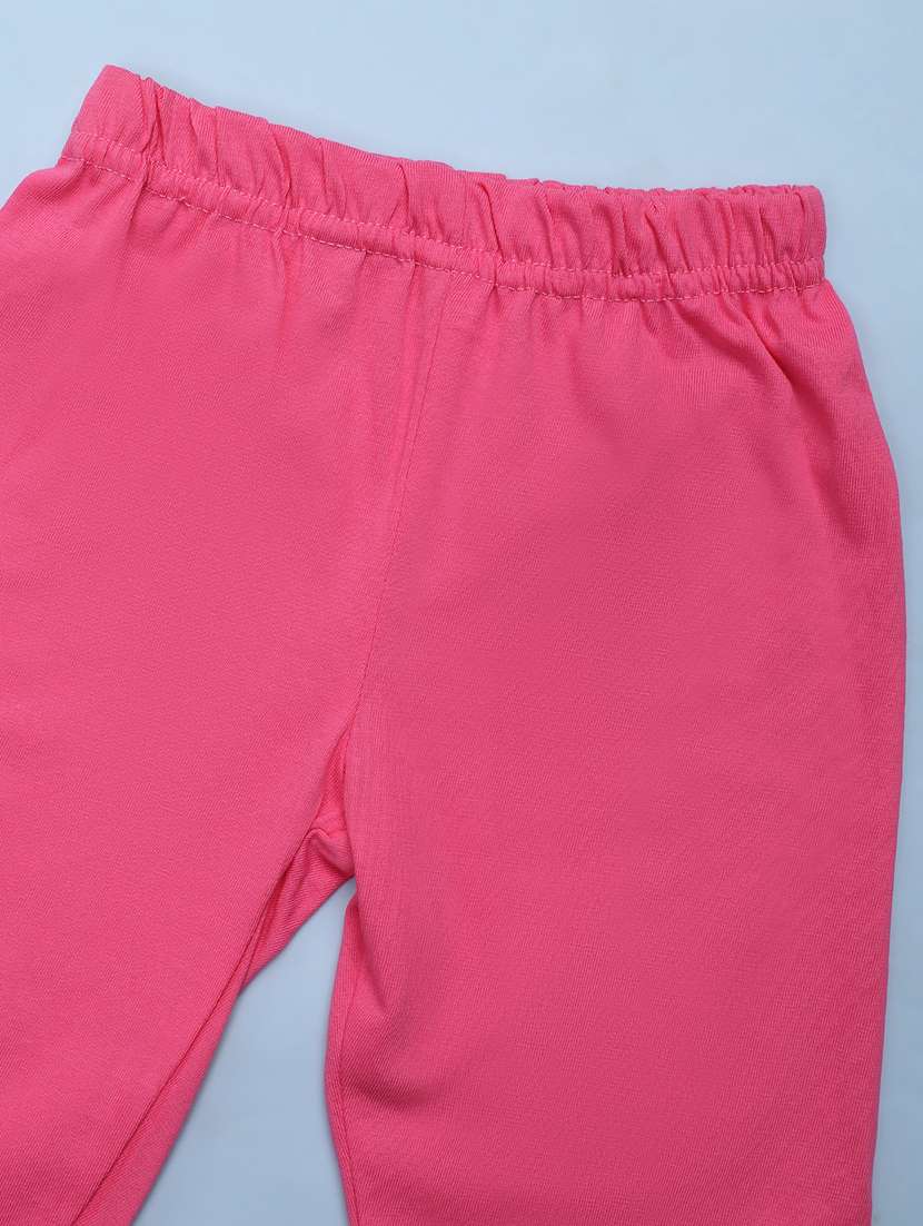 girls pink  printed capri sets - 21177534 -  Standard Image - 4