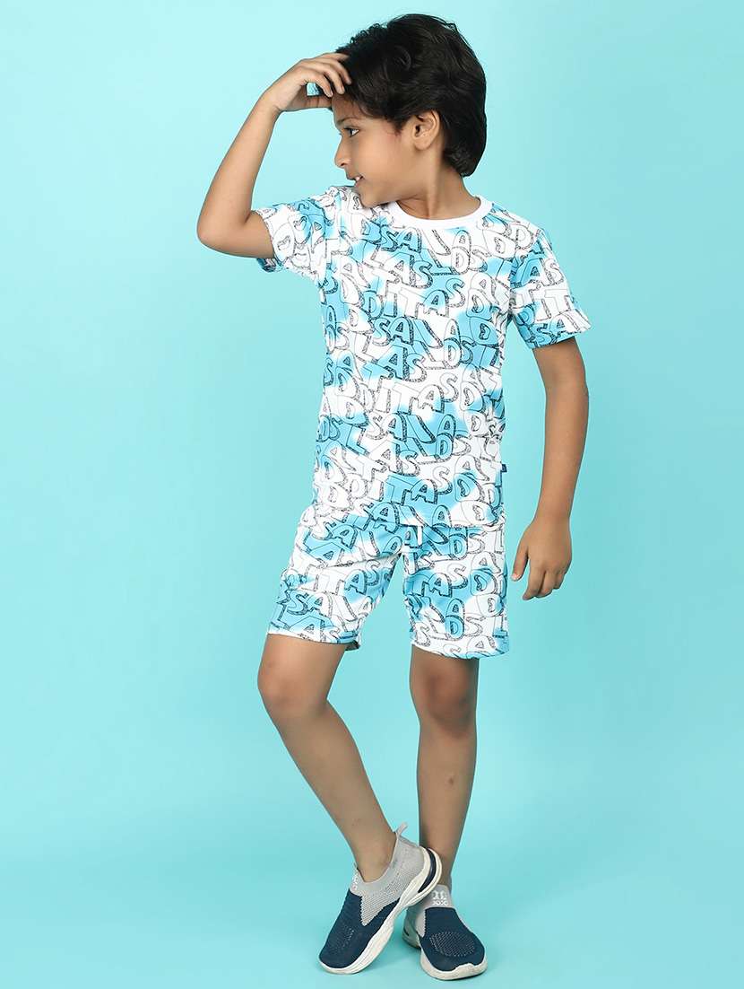 boys printed shorts twin set - 21177709 -  Standard Image - 1