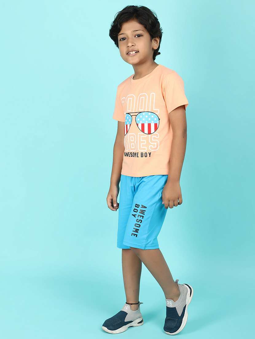 boys printed shorts twin set - 21177726 -  Standard Image - 1