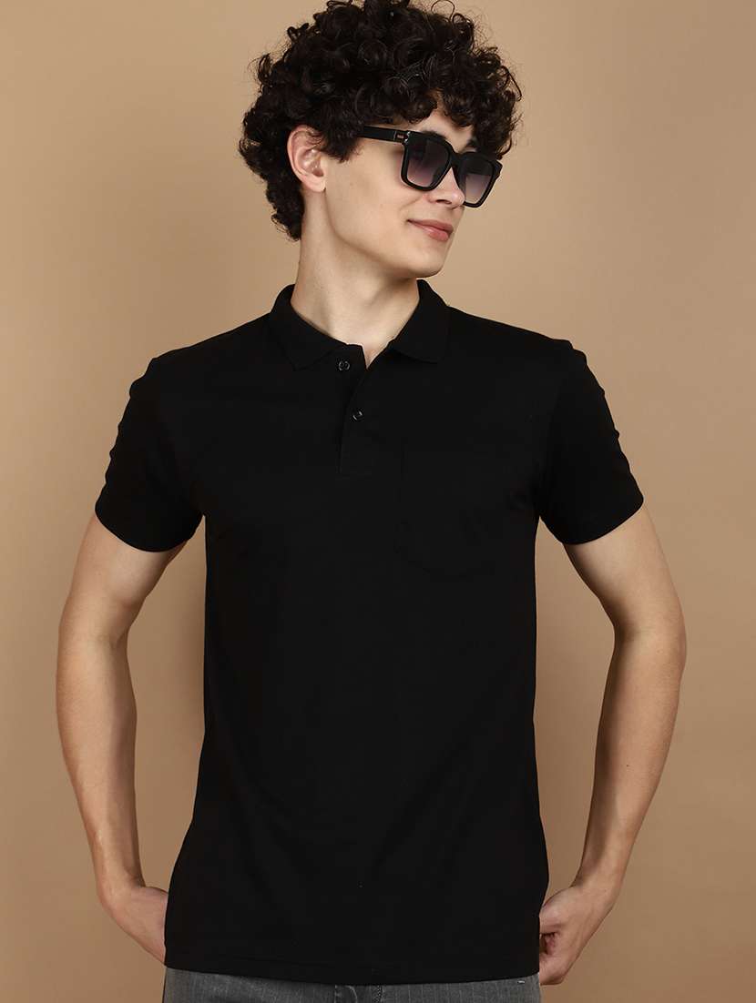 men solid polo t-shirt - 21177832 -  Standard Image - 1
