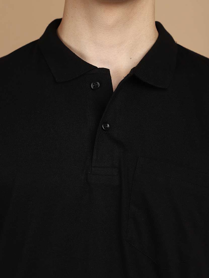 men solid polo t-shirt - 21177832 -  Standard Image - 4