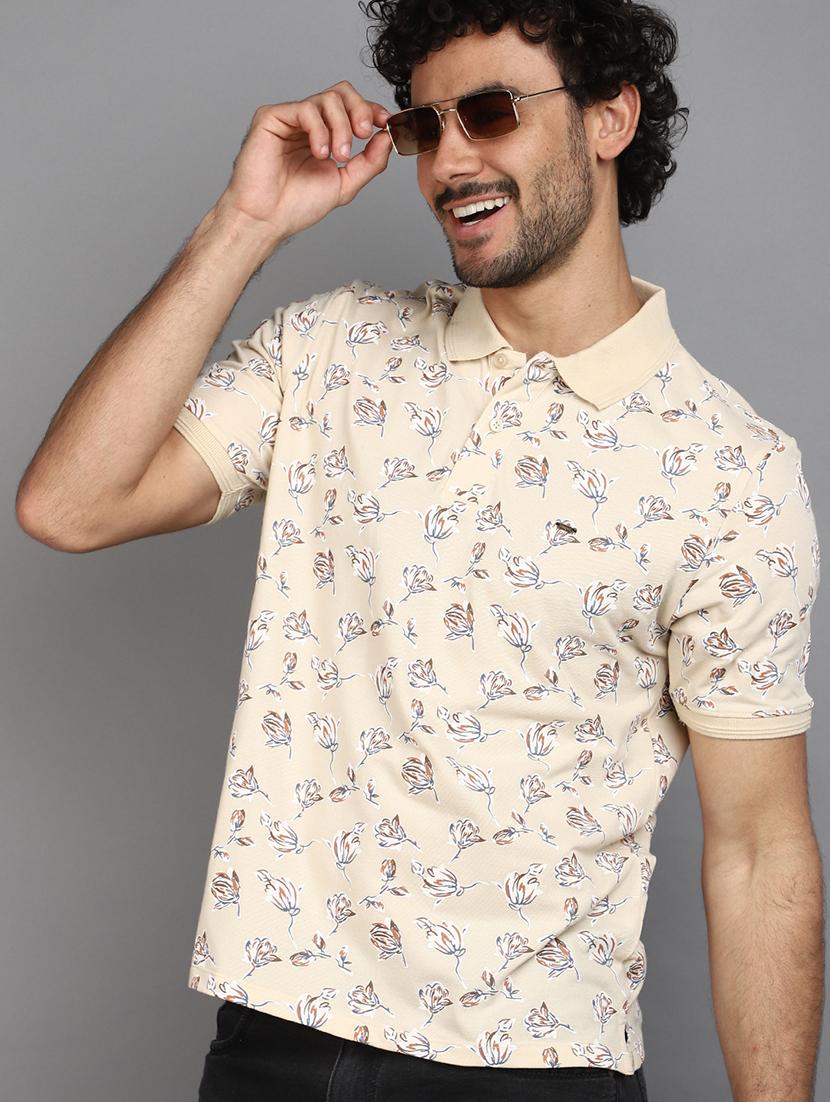men printed polo t-shirt - 21177837 -  Standard Image - 1