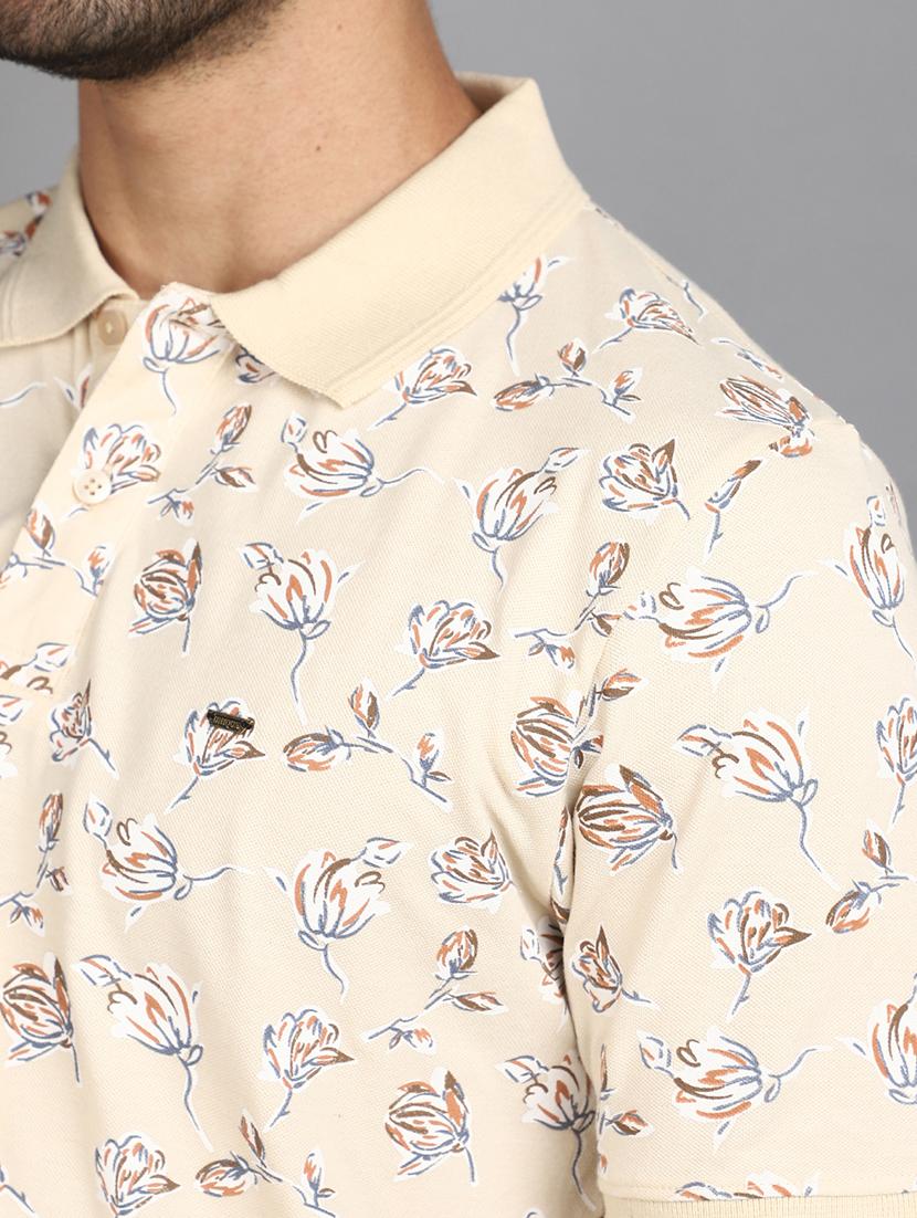 men printed polo t-shirt - 21177837 - Standard Image - 4