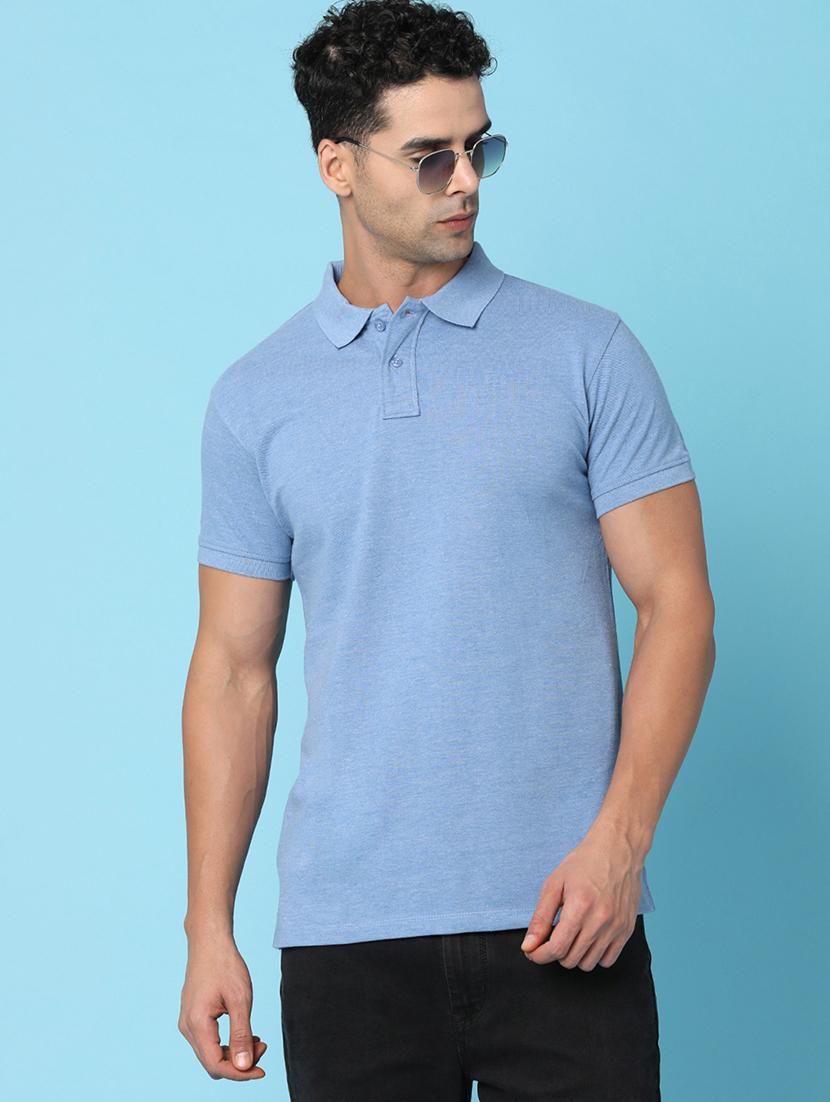men solid polo t-shirt - 21177859 - Standard Image - 1